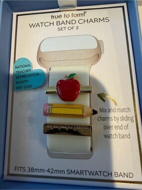 Teacher watch charms. Back to school.